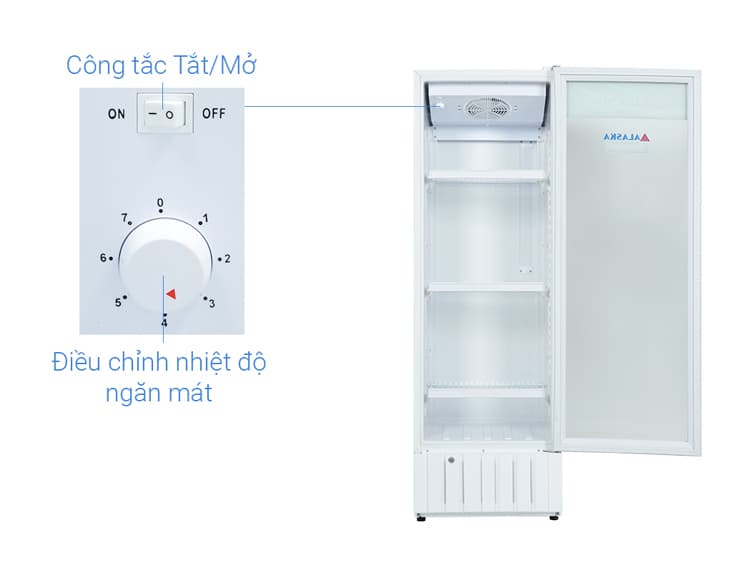 Tủ mát Alaska 270 Lít LC 455H