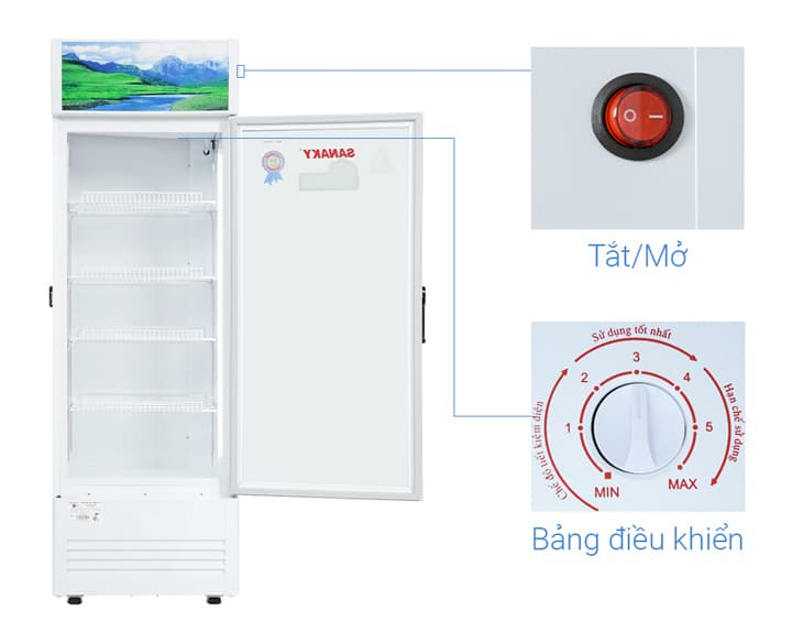 Tủ mát Sanaky 400 Lít VH-4089K