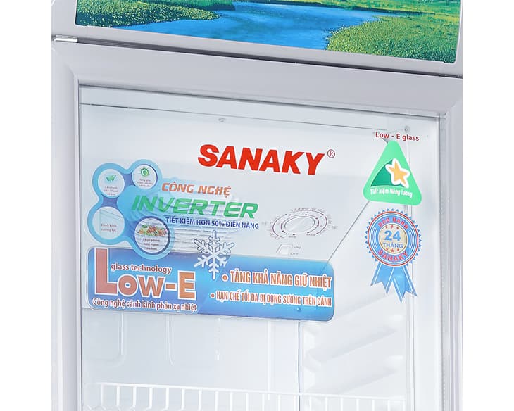 Tủ mát Sanaky Inverter 170 Lít VH-218K3L